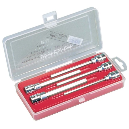 Eight Tool HEX SOCKET BIT LONG SET, 5PCS 4-10MM 3/8INCHDR 83LB-S5